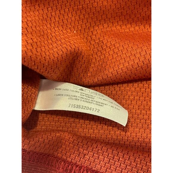 Patagonia Capilene Midweight Capilene Quarter Zip Baselayer Burnt Orange Size L - Picture 8 of 11